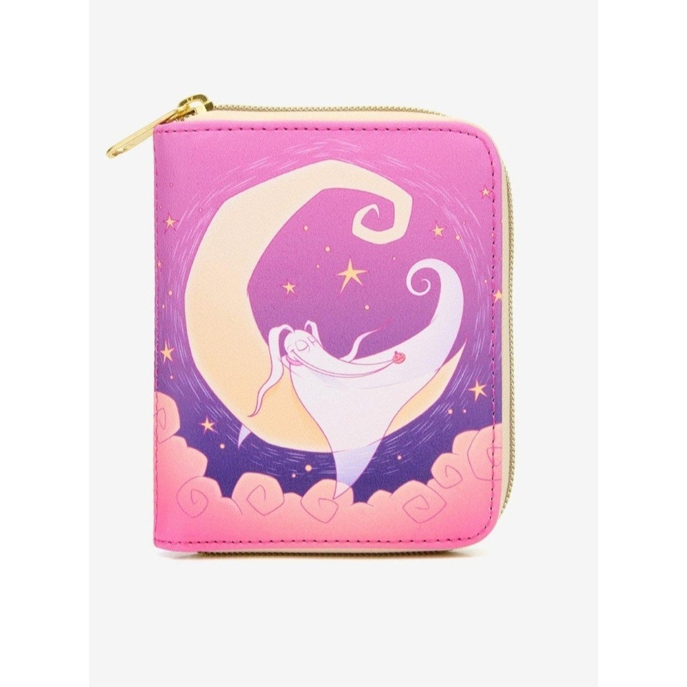 NWT Loungefly Disney‎ Nightmare Before Christmas Zero Moon & Stars Wallet